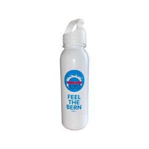 CafePress Feel The Bern Stainless Steel Water Bottle 1.0L Silver: Bernie Sanders